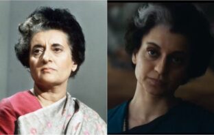 Indira Gandhi and Kangana Ranaut