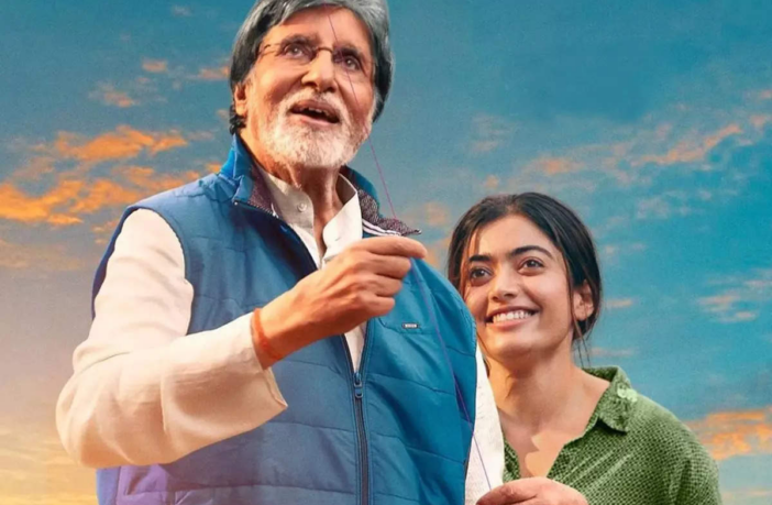 Amitabh Bachchan and Rashmika Mandanna in Goodbye