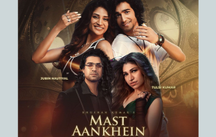 Mast Aakhein music video poster edited Jubin Nautiyal and Tulsi Kumar