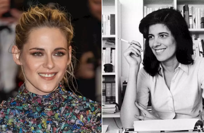 Kristen Stewart file photo and Susan Sontag file photo