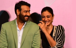 Ajay Devgn file photo with Tabu