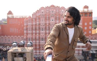 Nani in Jaipur for Dasara movie promotiions
