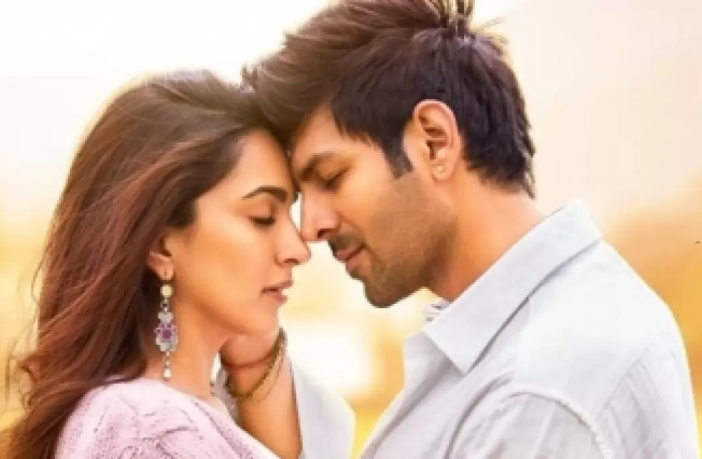 Kartik Aaryan and Kiara Advani is SataPrem Ki Katha poster