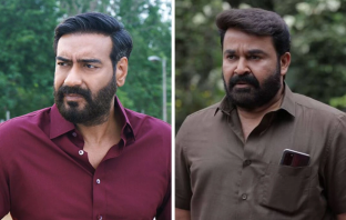 Ajay Devgn and Mohanlal file photo