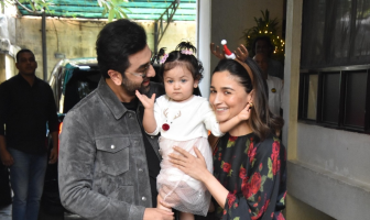 Ranbir Kapoor Alia Bhatt and their baby Raha