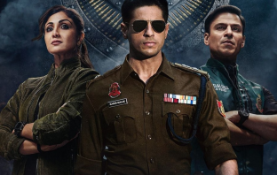 Sidharth Malhotra, Shilpa Shetty and Vivek Oberoi in Indian Police Force poster