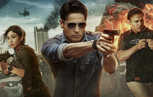 Sidharth Malhotra, Shilpa Shetty and Vivek Oberoi in Indian Police Force poster