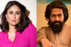 Kareena Kapoor Khan file photo and Yash file photo