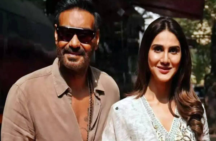 Ajay Devgn recent photo with Vaani Kapoor