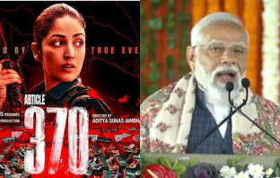 Yami Gautam film Article 370 poster and PM Modi recent photo