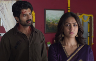 Vijay Deverakonda and Mrunal Thakur in The Family Star Trailer